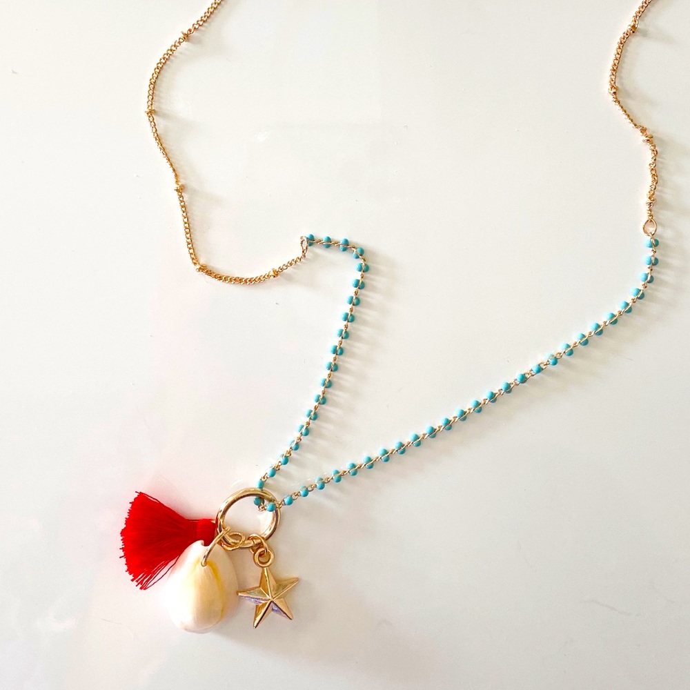 Fresh Produce Shell Charm Necklace